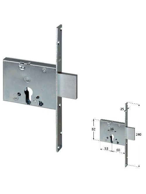 Κλειδαριά χωνευτή CISA