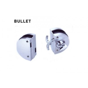 Κλειδαριά ασφαλείας BULLET γυάλινης πόρτας διπλή με κύλινδρο