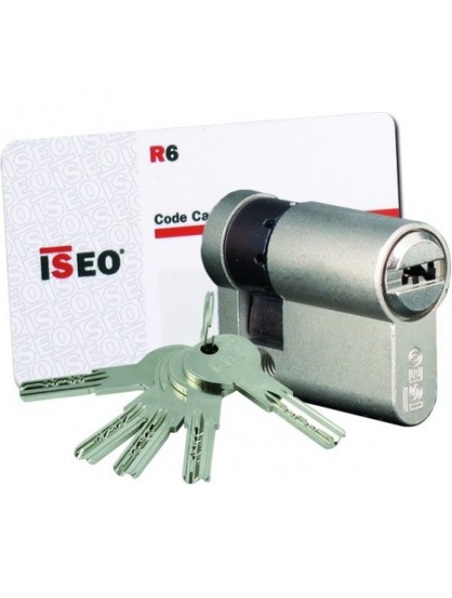 Κύλινδρος ασφαλείας ISEO R6 μισός 40mm (30x10 νίκελ)