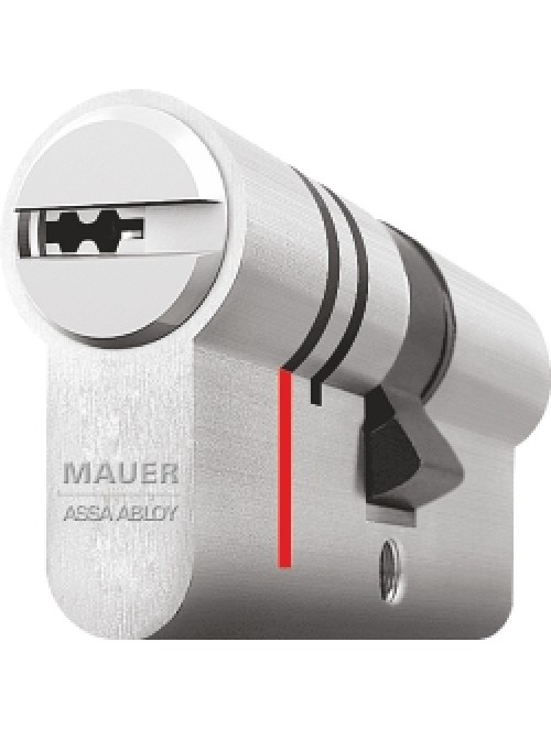 Κύλινδρος ασφαλείας MAUER RED LINE GM 66mm (31x35 νίκελ)