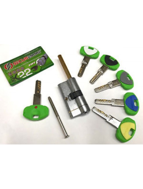 Κύλινδρος ασφαλείας SECUREMME K22 EVO 60mm (30x30 νίκελ)