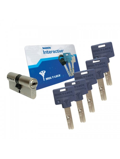 Κύλινδρος ασφαλείας MUL-T-LOCK INTERACTIVE + 3in1 81mm (31x50 χρυσό)