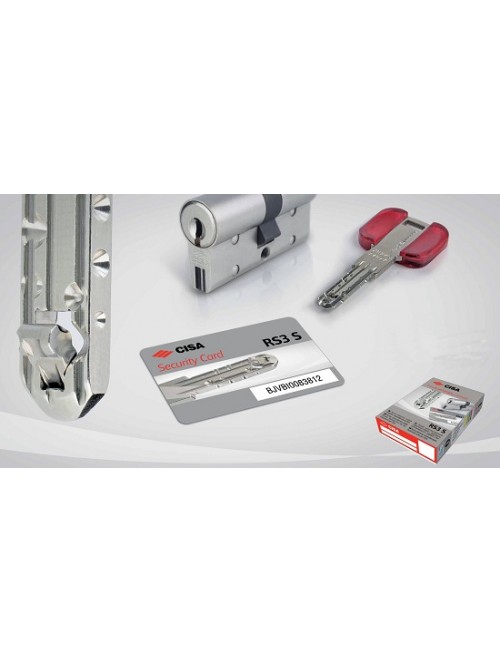 Κύλινδρος ασφαλείας CISA RS3S 60mm (30x30 νίκελ)