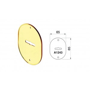 Ροζέτα εξωτερική για κλειδαριές χρηματοκιβωτίου (νίκελ)