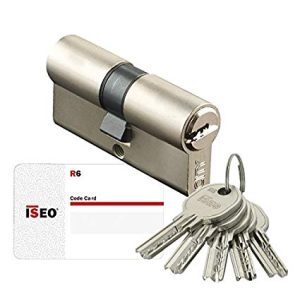 Κύλινδρος ασφαλείας ISEO R6 75mm (30x45 νίκελ)